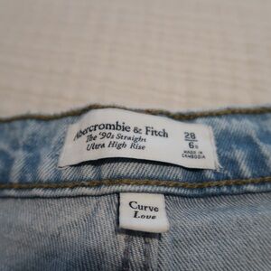 Abercrombie & Fitch Light Blue Straight Leg Jeans